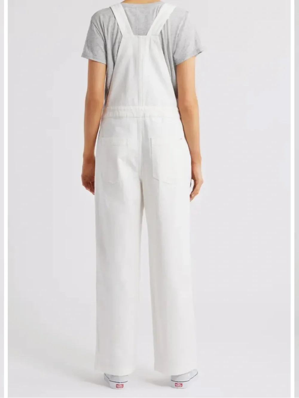 Alex Mill Lili Denim Overalls White
